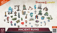 Archon Studio Dungeons and Lasers: Ancient Ruins Scatter Terrain (D&L: Expansion Sets) (Special Order)