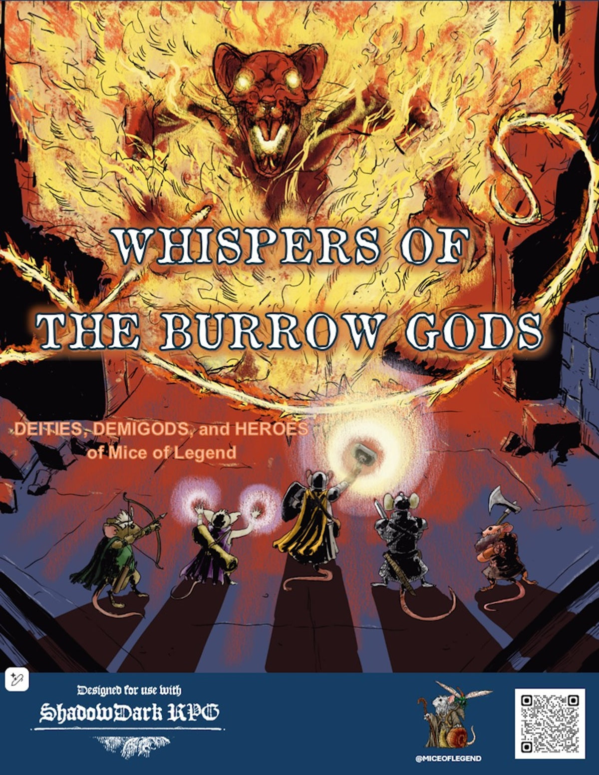 MICE OF LEGEND: WHISPERS OF THE BURROW GODS - DEITIES, DEMIGODS AND HEROES (Pre-Order)