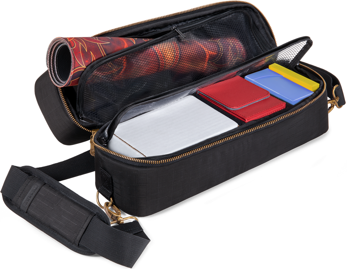 AP ENHANCE DECKBOX AND PLAYMAT BAG BLACK (Pre-Order)