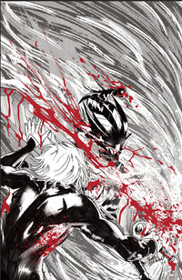 FIREBORN #5 CVR E PATRICK MULHOLLAND BLACK AND WHITE AND BLOOD VIRGIN CARDSTOCK VARIANT (Special Order)