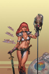 RED SONJA ATTACKS MARS #4 CVR D LINSNER LTD VIRGIN (Special Order)