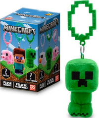 MINECRAFT 4" PLUSH BACKPACK HANGERS 18CT ASSORTMENT (Pre-Order)