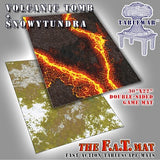 F.A.T. MATS: SNOWY TUNDRA/VOLCANIC TOMB 30"X22" (Special Order)
