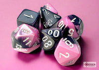 MINI GEMINI 7-DIE SET BLACK-PINK/WHITE (Special Order)