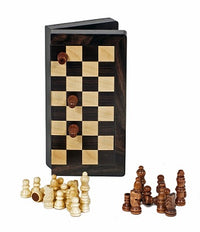 CHESS SET, 8" MAGNETIC FOLDING (BLACK) (Special Order)