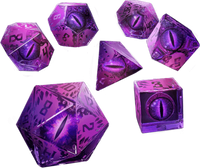 SHARP EDGED MIMIC DICE SET (Special Order)