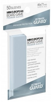 UG SLEEVES PREMIUM BG CARDS MINI EURO 50CT (Special Order)