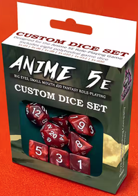 ANIME 5E DICE SET (Special Order)
