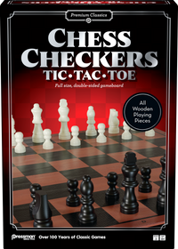 PRESSMAN PREMIUM CLASSICS: CHESS, CHECKERS, TIC TAC TOE (EN) (Special Order)