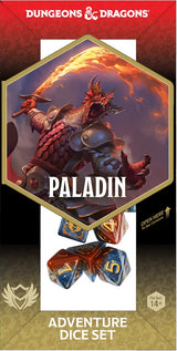 DND ADVENTURE DICE PALADIN: ORANGE/BLUE (Special Order)