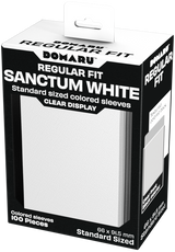 GATHERERS TAVERN DOMARU REGULAR FIT SLEEVES - SANCTUM WHITE 100CT (Special Order)