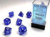 TRANSLUCENT 7-DIE SET BLUE/WHITE (Special Order)