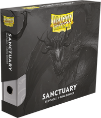 DRAGON SHIELD SLIPCASE BINDER 4 RING SANCTUARY WHITE (Special Order)