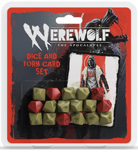WEREWOLF: THE APOCALYPSE 5E RPG GAME DICE AND FORM CARD SET (Special Order)