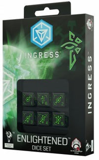 INGRESS DICE SET: 6D6 ENLIGHTENED (Special Order)