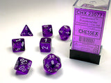 TRANSLUCENT 7-DIE SET PURPLE/WHITE (Special Order)