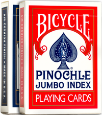 BICYCLE - PINOCHLE JUMBO INDEX (Special Order)