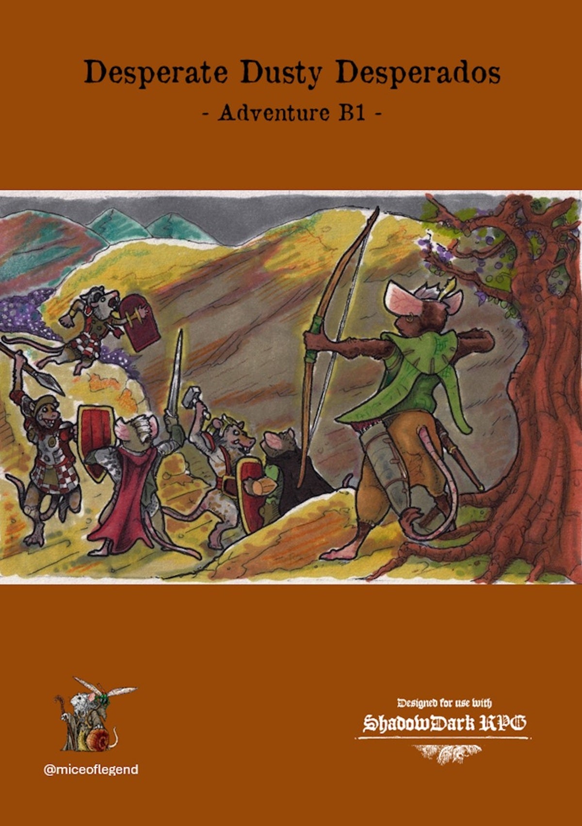 MICE OF LEGEND: ADVENTURE B1 DESPERATE DUSTY DESPERADOS (Pre-Order)