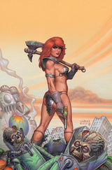 RED SONJA ATTACKS MARS #1 CVR E LINSNER LTD VIRGIN (Special Order)