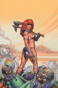 RED SONJA ATTACKS MARS #1 CVR E LINSNER LTD VIRGIN (Special Order)