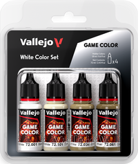 VALLEJO: GAME COLOR SET WHITE (Special Order)