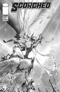 SPAWN SCORCHED #52 CVR B IG GUARA B&W VAR (Special Order)