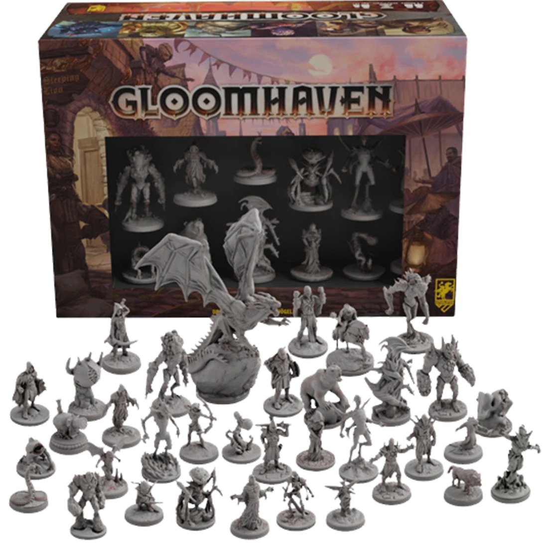 MINIATURES OF GLOOMHAVEN: GLOOMHAVEN CORE SET (Pre-Order)