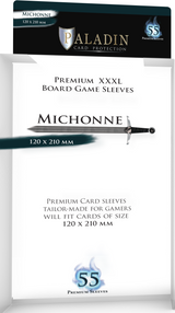 B&D PALADIN PREMIUM SLEEVES XXXL MICHONNE 120MM X 210MM 55CT (Special Order)