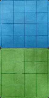 MEGAMAT 1" SQUARE REVERSIBLE BLUE-GREEN 34.5"X48" (Special Order)