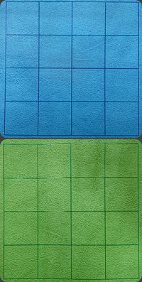MEGAMAT 1" SQUARE REVERSIBLE BLUE-GREEN 34.5"X48" (Special Order)
