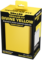 GATHERERS TAVERN DOMARU REGULAR FIT SLEEVES - DIVINE YELLOW 100CT (Special Order)