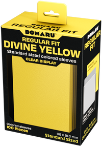 GATHERERS TAVERN DOMARU REGULAR FIT SLEEVES - DIVINE YELLOW 100CT (20/80) (Special Order)