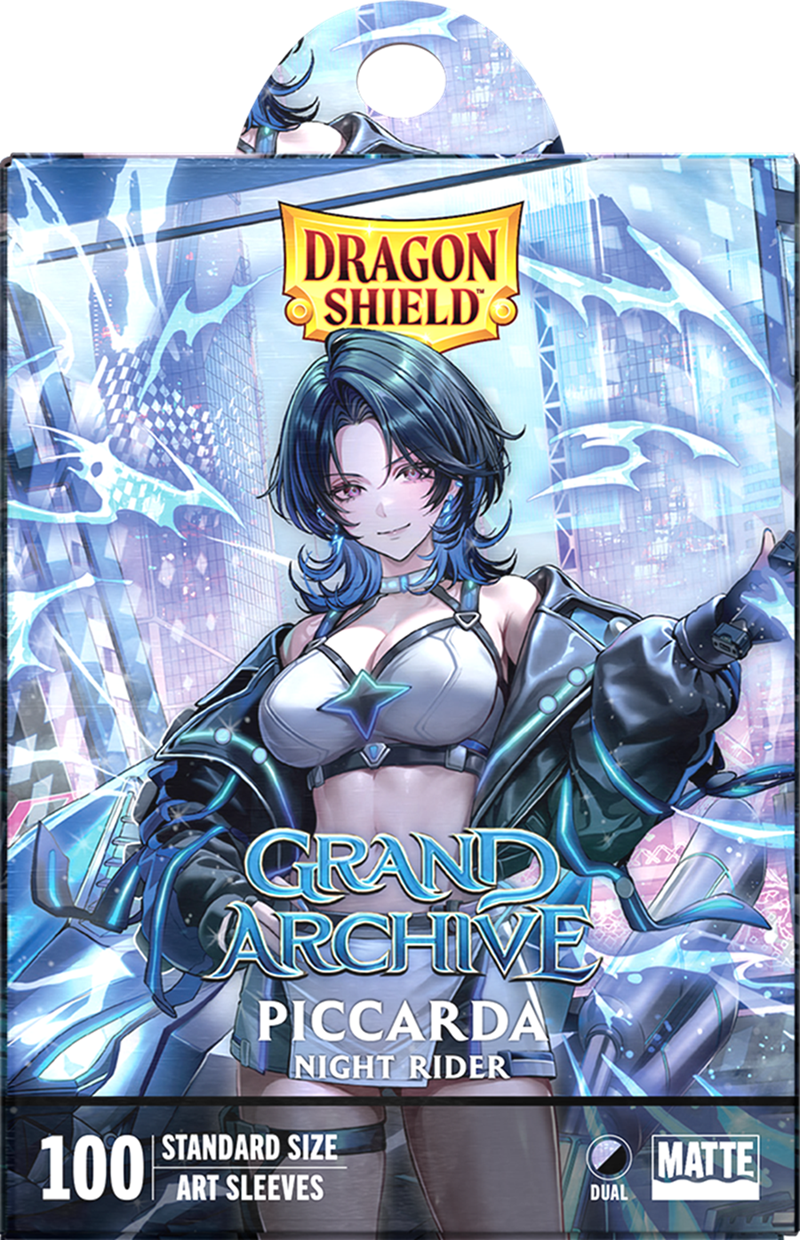 DRAGON SHIELD SLEEVES GRAND ARCHIVE PICCARDA, NIGHT RIDER (Pre-Order)