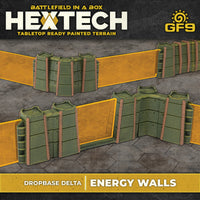 BATTLEFIELD IN A BOX: HEXTECH DROPBASE DELTA ENERGY WALLS (X26) (Special Order)