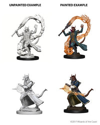DND UNPAINTED MINIS WV4 TIEFLING MALE SORCERER (Special Order)