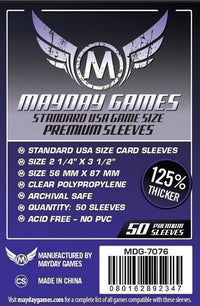 PREMIUM USA SLEEVES 56MM X 87MM 50CT (Special Order)