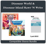 SK SLEEVE BUNDLE DINOSAUR WRLD/ISLND: RAWR N WRITE (Special Order)
