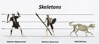 CHARACTERS OF ADV: SKELETONS SET B GROUP OF 3 (Special Order)