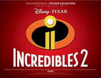 PANINI INCREDIBLES 2 MOVIE STICKER ALBUM (Special Order)