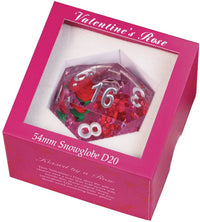 SD VALENTINE'S ROSE SNOWGLOBE D20 (54MM) (Special Order)