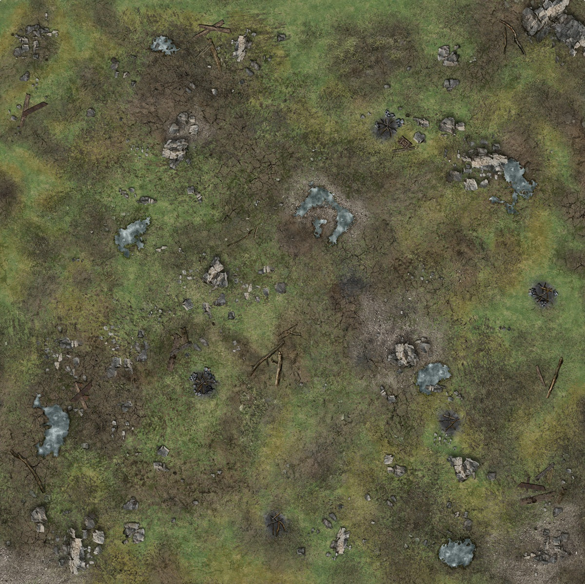 BATTLE SYSTEMS FORSAKEN PLAIN GAMING MAT 3X3 (Pre-Order)