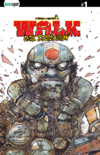 WALK: TOTAL DESTRUCTION #1 (ONE SHOT) CVR D METAL COVER STEFANO CARDOSELLI (Special Order)