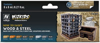 VALLEJO: WIZKIDS PREMIUM SET WOOD AND STEEL (Special Order)