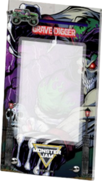 MONSTER JAM UNLEASHING MANIA ACRYLIC CARD FRAME - GRAVE DIGGER (Pre-Order)
