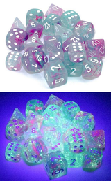 NEBULA 12D6 WISTERIA/WHITE LUMINARY 16MM (Special Order)