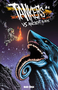TANKERS VS ANCIENT ALIENS #4 (OF 4) CVR B JOSHUA DERSTINE & JOHN LIVESAY VAR (Special Order)