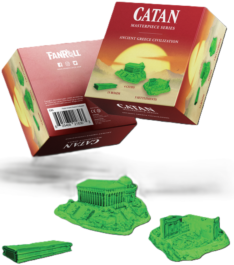 CATAN PLASTIC CIVILIZATION: GREECE (Pre-Order)