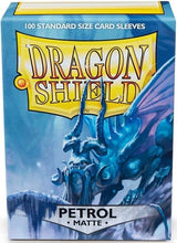 DRAGON SHIELD SLEEVES MATTE PETROL 100CT (Special Order)