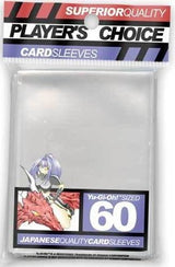 PLAYER'S CHOICE PREMIUM SLEEVES MINI CLEAR 60CT (Special Order)