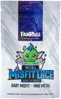 MYSTERY MISFIT MINI METAL POLYHEDRAL DICE SET (Special Order)